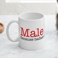 thumbnail image 4 of CafePress - Male Nurse - 11 oz Ceramic Mug - Novelty Coffee Tea Cup, 4 of 6