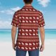 thumbnail image 4 of Balery Elephant Camisas hawaianas de manga corta para hombre, camisas playeras de corte holgado, camisas de vacaciones con botones,X-Large, 4 of 7