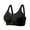 Black, variant on QASIEATN Bras for Women No Underwire Fashion Full Coverage Wireless Supportive Bralettes Adjustable Everyday Bras Women's Underwear