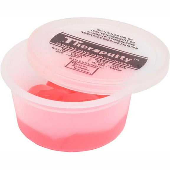 Fabrication B2176940 Thera-Putty Standard Exercise Putty - Red - Soft - 2 oz