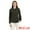 Army Green, variant on Women's Peter Pan Collar Ruffle Long Sleeve Shirt S White