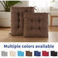 thumbnail image 4 of Rocking Chair Cushion, Thickened Tufted Seat and Back Cushion with Ties, Suitable for Indoor/Outdoor Rocker, 4 of 7