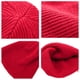 thumbnail image 3 of Paquete de 2 gorros de invierno para mujer, de punto elástico, cálidos y cómodos, plegables, 3 of 5