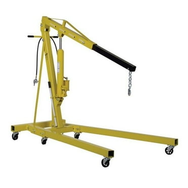 Vestil EHN-40-C-AH Air & Hand Pump Hydraulic Shop Crane- 4000 lbs