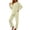 Green, variant on Zynoxe 2 Piece Pajama Set for Women Classic Crew Neck Long Sleeve Top Straight Leg Long Pants Suit Casual Solid Color Women Pajama Sets Fashion Heart Jacquard Fleece Sleepwear Set
