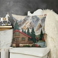 thumbnail image 2 of YINGXI  Decorative Throw Pillow Covers Mountain Tree Cushion Case Rustic Scenery for Sofa Couch Home Car Bedroom Living Room Decor () 12x12in, 2 of 5