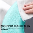 thumbnail image 4 of 2pcs EVA O-type waterproof foam toilet pad, thickened, adhesive type, all season-green, 4 of 5