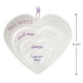 thumbnail image 2 of Hallmark QHX4035 Love You, Mom Hearts Porcelain 2021 Ornament, 2 of 6