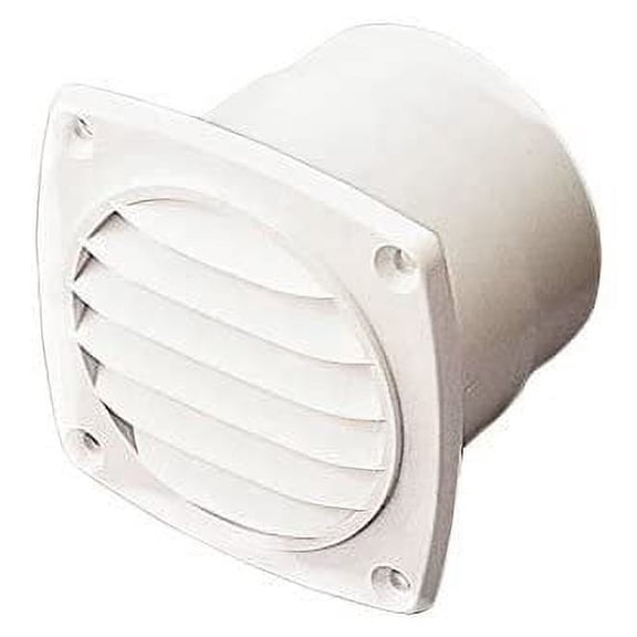 Sea-Dog Line 337315 vent 3"" square w/flange wht