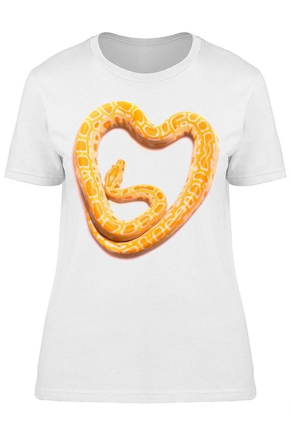 An Albino Python T-Shirt Women -Image by Shutterstock, Female Medium