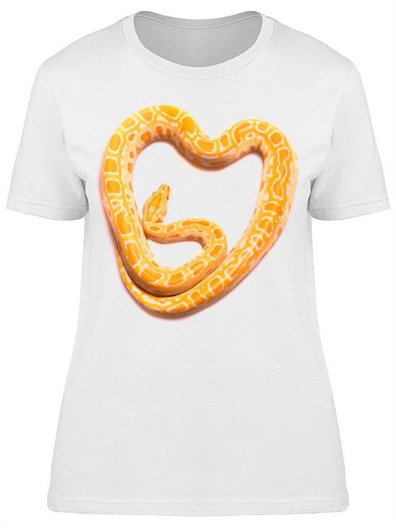 An Albino Python T-Shirt Women -Image by Shutterstock, Female Medium