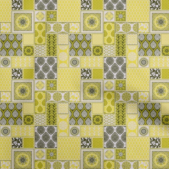 oneOone Viscose Jersey Olive Green Fabric Patchwork Quilting Supplies Print Sewing Fabric By The Yard 60 Inch Wide-OQ