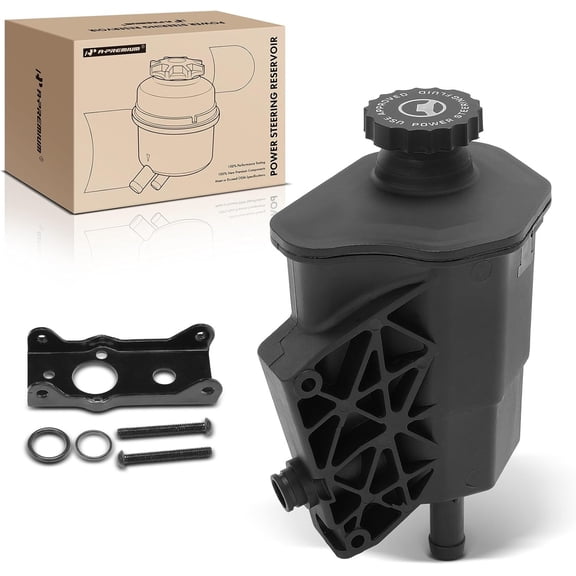 A-Premium Power Steering Reservoir/Tank with Cap Compatible with Dodge Ram 1500 2002-2007, Durango 2004-2007 & Chrysler Aspen 2007-2007, 3.7L 4.7L 5.7L