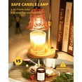 thumbnail image 6 of HomWamee Adjustable Height  Dimmable Candle Warmer Lamp with Timer, Mom Womens Gifts Unique Home Decor, 6 of 10