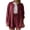 `Wine, variant on Hurxie 2 Piece Linen Set for Women Oversized Wrinkle Long Sleeve Button Down Shirts and Drawstring Shorts Beach Outfit Sets Mint Green,3XL