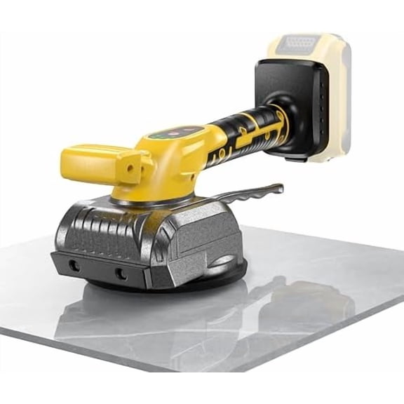 Tile Vibration Tool for Dewalt 20V Battery, Cordless Tile Leveling Machine, Tiler Tools with Bubble Level Gauge, Large Suction Cup, 5 Speed, Tile Vibrator for Floor Wall(No Battery)