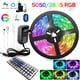 thumbnail image 2 of Tira de Luces Led Rgb 5050 para retroiluminación de Tv, 12V, 5M, 10M, 15M, barra de iluminación impermeable 2835 Led, controlador Bluetooth para el hogar mágico, 2 of 4