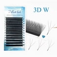 thumbnail image 5 of TBestt YY pestañas de volumen 3D 5D 6D W pestañas en forma de volumen prefabricadas extensión de pestañas volumen de floración automática pestañas, 5 of 5