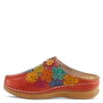 thumbnail image 2 of L’Artiste AUGI Hand-Painted Floral Leather Clog Wedge, 2 of 7