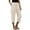 A-Beige690, variant on Elastic Waist Tulip-Hem Capri Pants for Women Loose-Fit Pocketed Casual Everyday Cropped Trousers 2/2