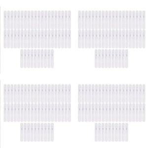 200Pcs 5Ml Empty Transparent Plastic Perfume Atomizer Refillable