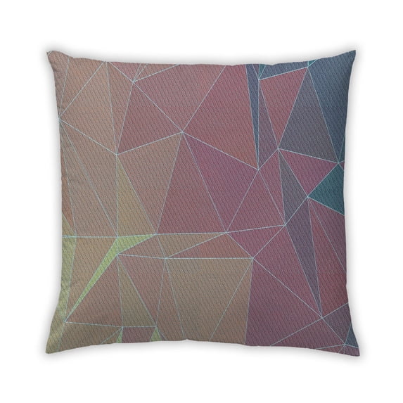 Ahgly Company Outdoor Square Contemporary Throw Pillow, 18 inch by 18 inch
