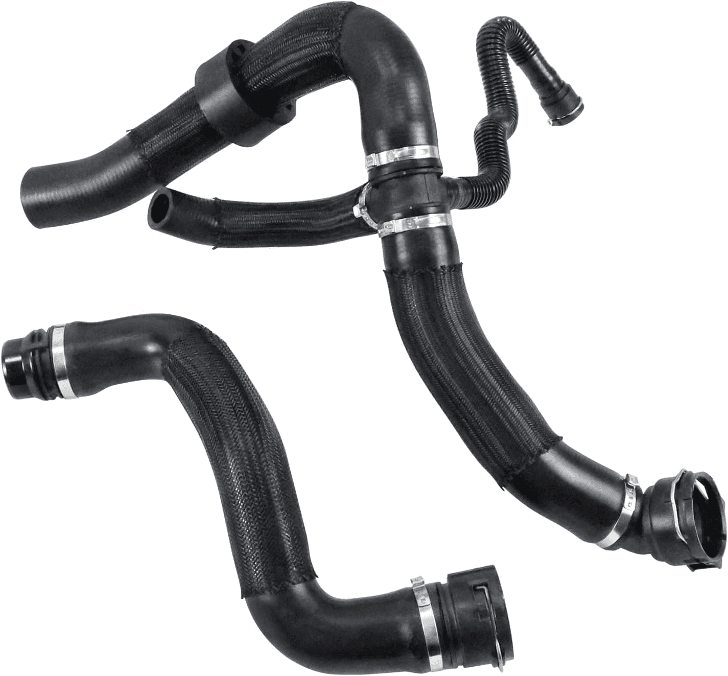 68249897AB Upper and Lower Radiator Coolant Water Hose For Jeep Compass 2.4L 2017-2022 53372349 68380330AA 68380330AB 68249896AC Cooling Coolant Reservoir Radiator Pipe