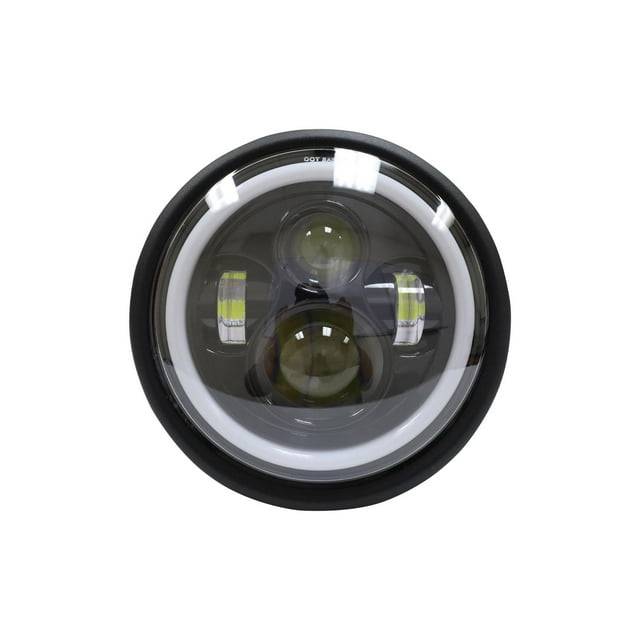 Faro Del Led Mod 01 Alta 30W/Baja 21.5W/Ojo Angel 1.6W 12V
