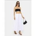 thumbnail image 2 of Mid-Rise Maxi Skirt with Drawstring, 2 of 5