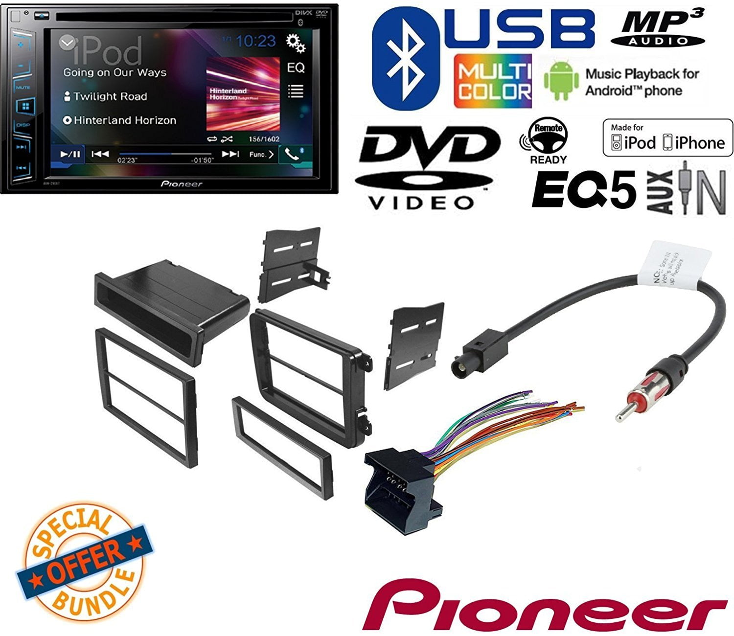 AVH200EX Multimedia DVD Receiver with 6.2" WVGA Display VOLKSWAGEN