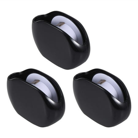 3pcs Plastic Headset Storage Box Portable Cable Organizer Earphone Bobbin Winder Manager (Black) 3pcs Plastic Headset Storage Box Portable Cable Organizer Earphone Bobbin Winder Manager (Black)