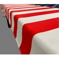 thumbnail image 4 of Polyester Patriotic American Flag Tablecloth,, Washable, Wrinkle Resistant, for 4th of July, Memorial Day, Labor Day, Veterans Day, Red Blue, 4 of 7