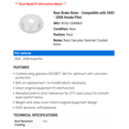 thumbnail image 2 of Rear Brake Rotor - Compatible with 2003 - 2008 Honda Pilot 2004 2005 2006 2007, 2 of 2