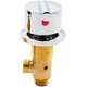 thumbnail image 1 of Bathtub Faucet Bath Mixer Shower Faucets Bathroom Faucet Hot Cold Water Solid Brass Mixer Tap Hole Leaf Handle Mixer Tap, 1 of 5