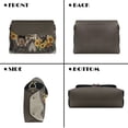 thumbnail image 5 of Pzuqiu Cat Cross body Bags for Women Leather Minimalist Practical Women Crossbody Bag with Chain Strap Trendy Lightness Exquisite Small Leather Crossbody Bags for Daily Life, 5 of 7