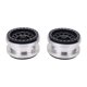 thumbnail image 4 of Cubo de Rueda con Bloqueo de Cuentas Vhermosa Aleación de Aluminio Negro Plata para Axial SCX6 AXI05000 1/6, 4 of 8