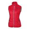 thumbnail image 2 of Women's Cutter & Buck Red New York Jets    Rainier PrimaLoft Eco Insulated Full-Zip Printed Puffer Vest, 2 of 3