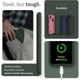 thumbnail image 3 of TUDIA for Consumer Cellular Verve Connect Z6103 Phone Case, [MergeGrip] Dual Layer Slim Tough Non-Slip Heavy Duty Case Cover (Pine Green), 3 of 5