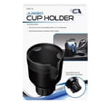 thumbnail image 1 of Portavasos expandible Jumbo Custom Accessories, negro, 9,4 cm, 1 of 1