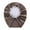 Brown, variant on 1 Pack Solid Nursery Turban Hat Cap Beanie Bonnet with Flower for Baby Girls Toddlers Newborns Infants Fashion Hats for Kids Clearance