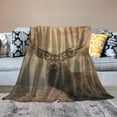 thumbnail image 2 of Orinice Deer Forest Fog Warm Lightweight Blanket Soft Fleece Blankets All Seasons Excellent Hand Feel Blanket 60x80in, 2 of 6