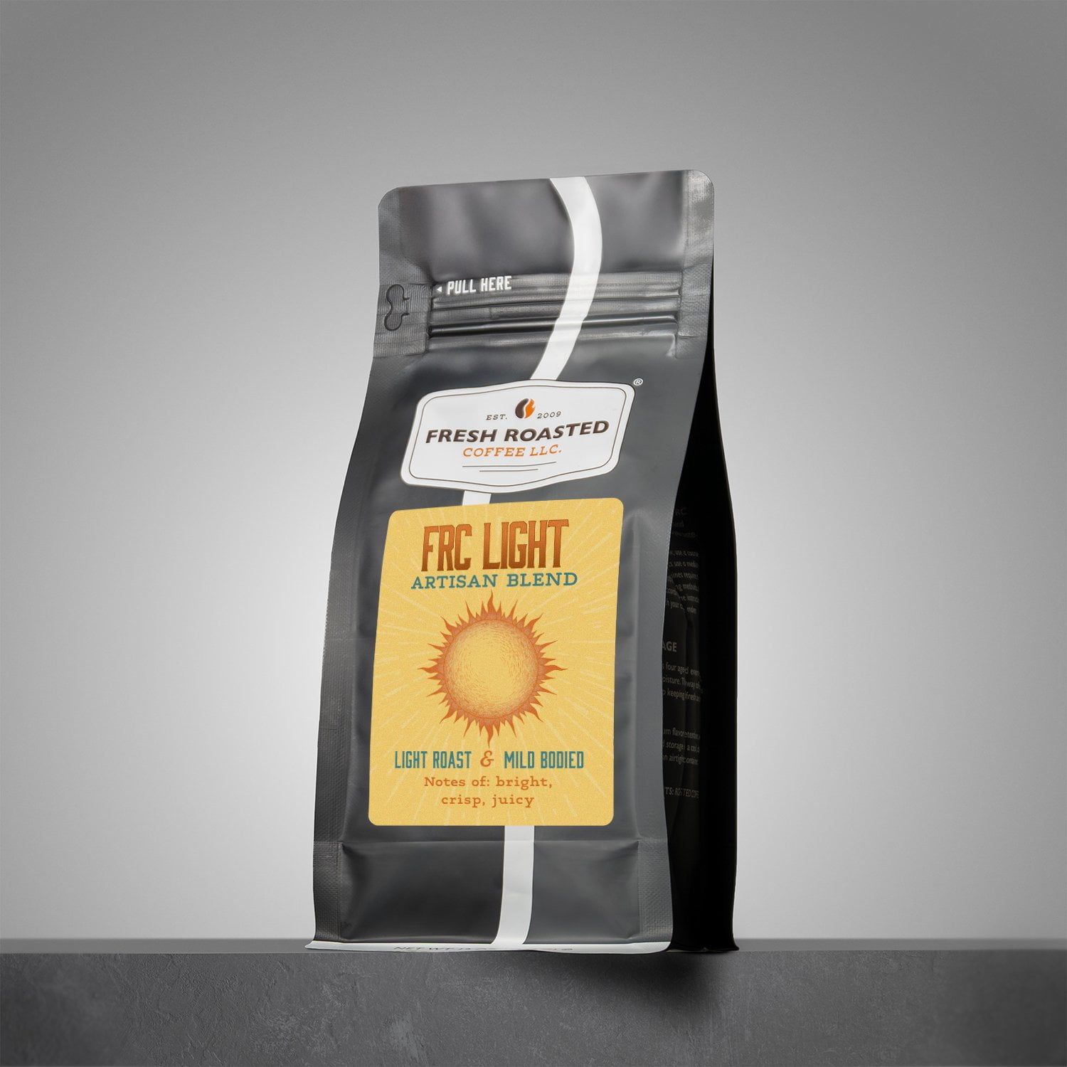 Fresh Roasted Coffee LLC, Light Roast Blend, Ground Coffee, 32 oz Bag