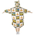 thumbnail image 2 of joogoo Wearable Blanket Hoodie for Engineering Vehicles Flannel Sherpa Pocket 3-14 YR S, 2 of 7