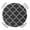 Black, variant on Elastic Fitted Round Tablecloth, Orange Morocco Waterproof Stretch Table Cover for 45"-54" Tables, Farmhouse Ethnic Geometric Grid Aesthetic Washable Outdoor Tablecloths for Patio, Picnic, Camping
