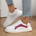 thumbnail image 2 of YLYL Sneakers for Women Men with Sequin-Embroidered Low Top Lace up Comfortable Casual Slip on Walking Shoes, 2 of 8