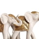 thumbnail image 4 of Colección de obras de arte de estatuillas y estatuas de elefantes creativos, esculturas decorativas de animales Familia, 4 of 9