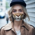 thumbnail image 4 of Visage d'Animal Drôle Réutilisable Lavable avec Motifs Tigre Chat Chien Singe Cochon pour Enfants et Adultes, 4 of 4