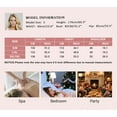 thumbnail image 2 of HEARTNICE Plush Full-Length Hooded Robe for Women, Cozy Warm Winter Fleece Bathrobe with Pockets（DARK GREY, L/XL）, 2 of 4