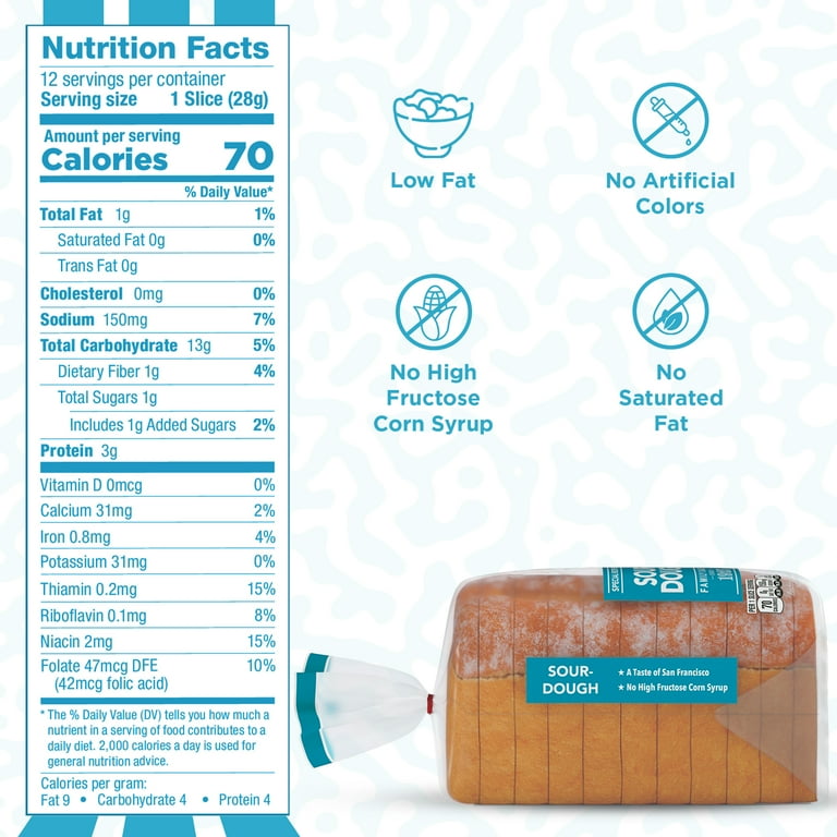 Lewis Bake Shop Sourdough Half Loaf Bread, 1/2 Loaf, 12 oz