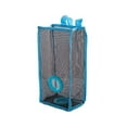 thumbnail image 1 of Hanging Folding Mesh Garbage Bag Organizer Trash Bags Holder Recycling Containers Storage for Kitchen - Size S(Blue), 1 of 5